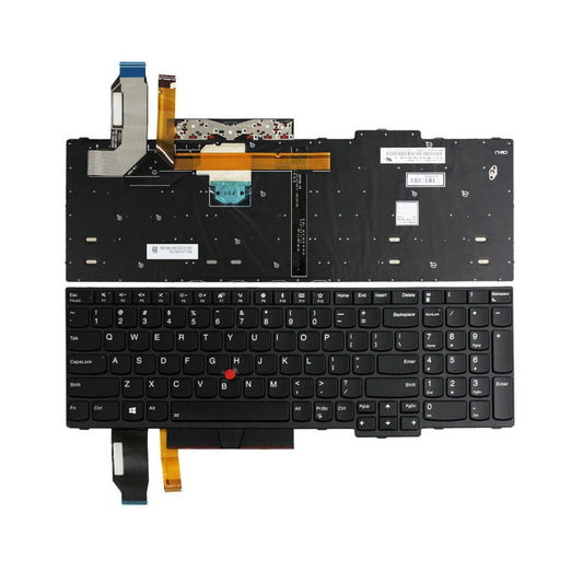 Keyboard Backlit Fit For Lenovo ThinkPad E580 E585 L580 P52 Black 01YP680 New US