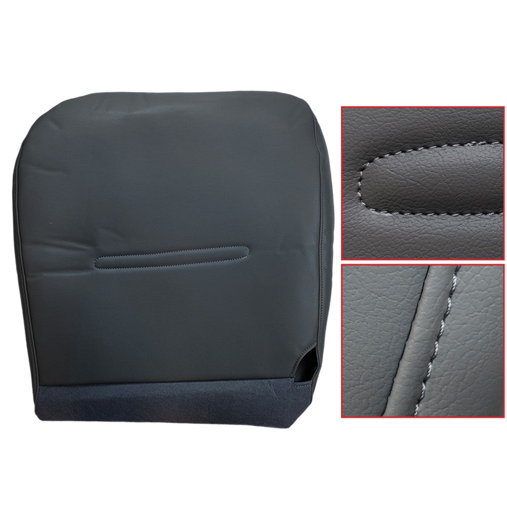 For 2001 - 2007 Ford F250 F350 F450 XL Super Duty Driver Bottom Seat Cover Gray