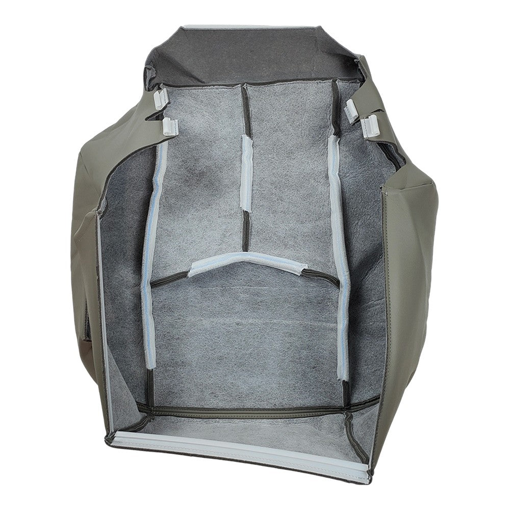 Driver Bottom Leather Seat Cover Gray For 2003 2004 - 2006 GMC Sierra
