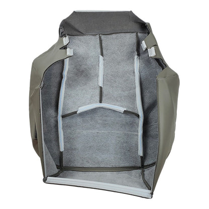 Driver Bottom Leather Seat Cover Gray For 2003 2004 - 2006 GMC Sierra
