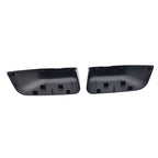 Black Mirror Cover Cap Set LH & RH For 2017-2022 Ford Super Duty F250 F350 F450