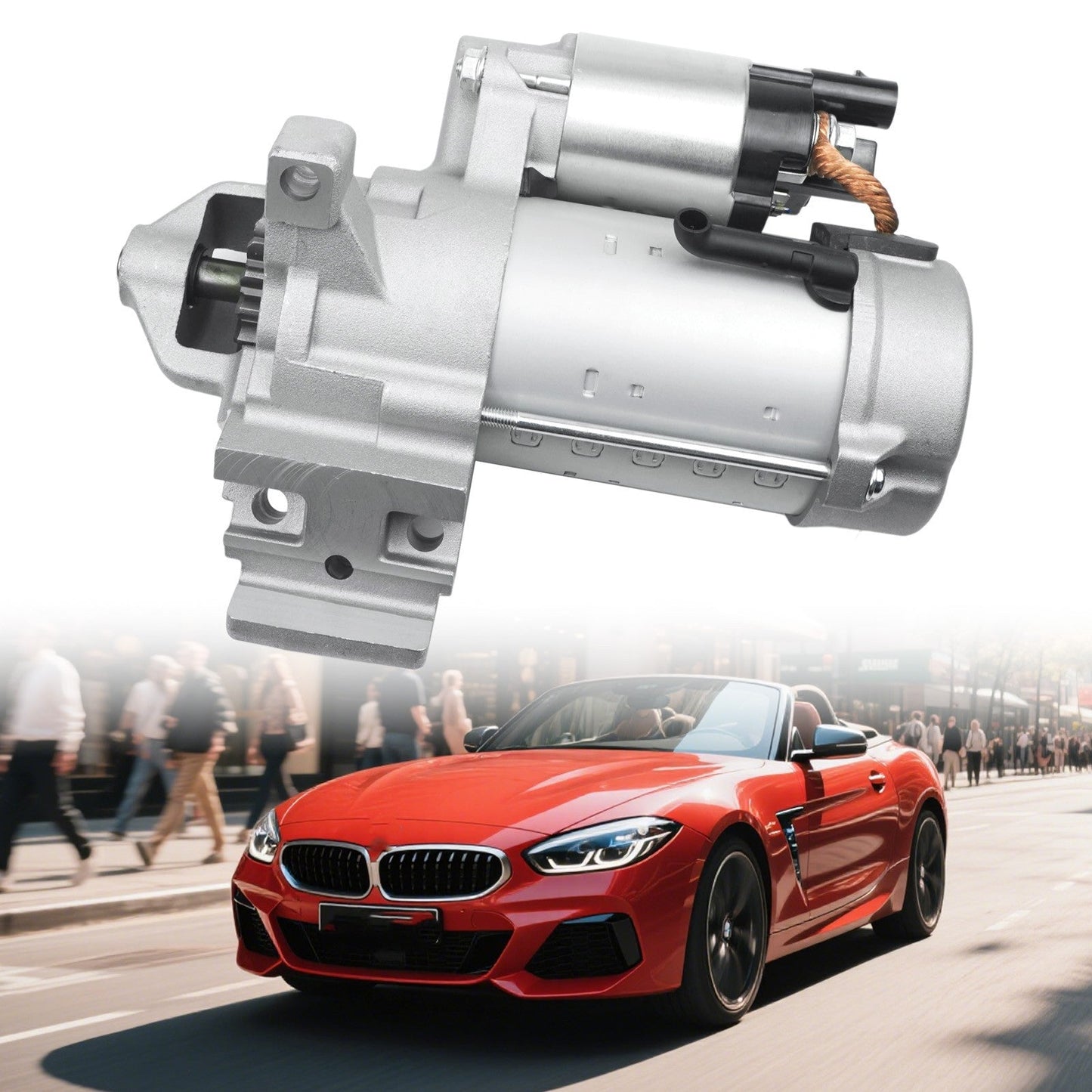 Starter Motor for 2020-2024 BMW 540i 740i 840i M2 M3 M4 X3 X4 3.0L 12418671505