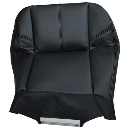 For 2007-13 Chevy Silverado 1500 2500 HD Driver Bottom Leather Seat Cover Black