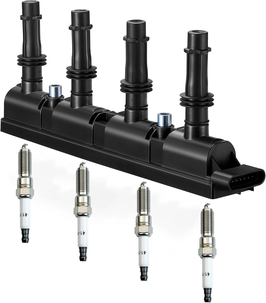 UF669 Ignition Coil & Spark Plug For 11-20 Chevy Cruze Sonic Trax Buick Encore