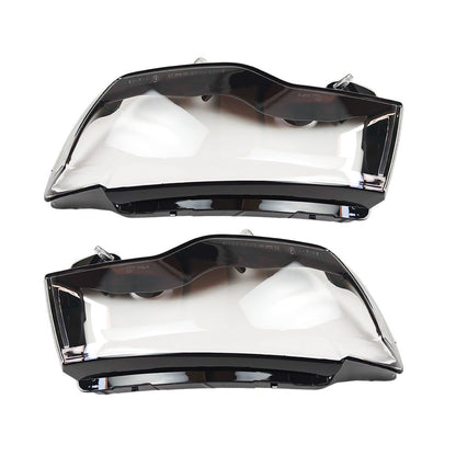 A Pair LEFT+RIGHT Headlight Headlamp Lens Cover For Jeep Grand Cherokee 2014-19