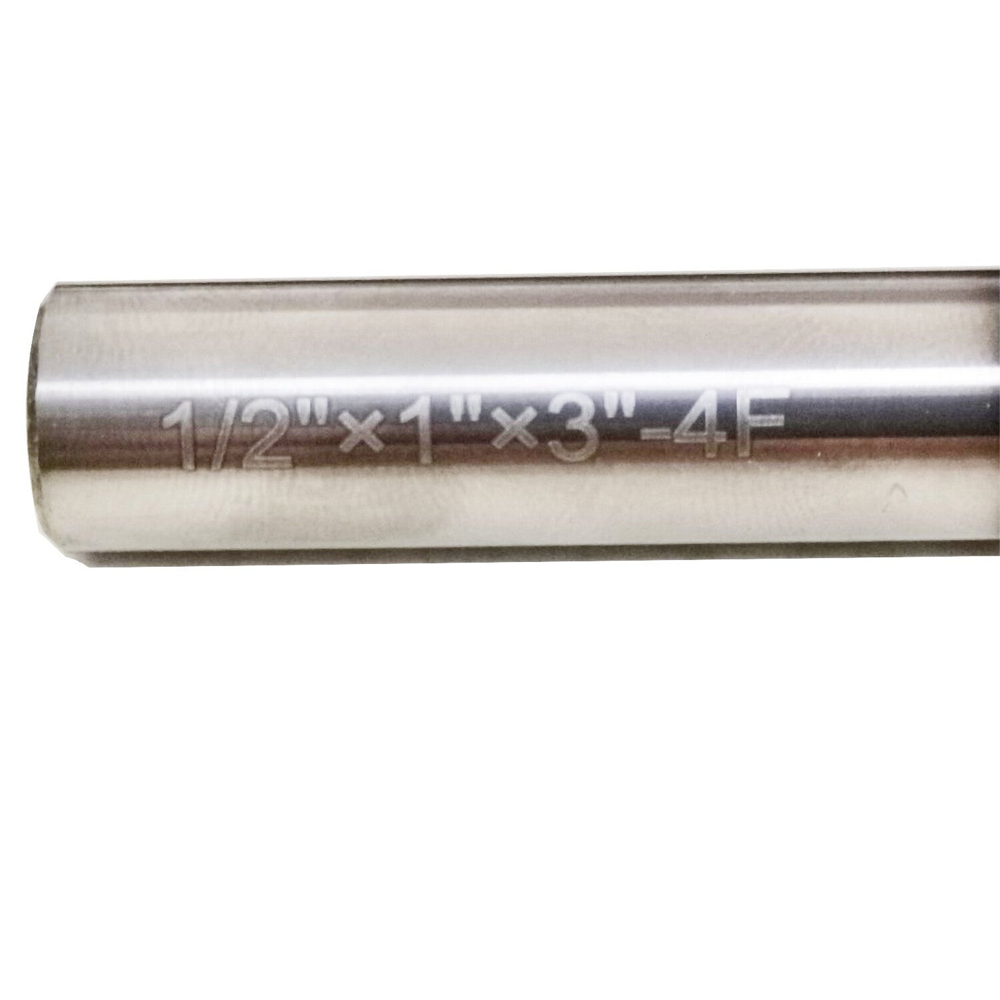 5 PCS 1/2 Inch 4 Flute Carbide End Mill Regular Length TiALN Coated