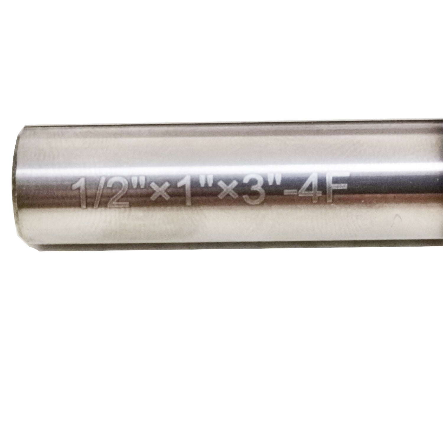 5 PCS 1/2 Inch 4 Flute Carbide End Mill Regular Length TiALN Coated