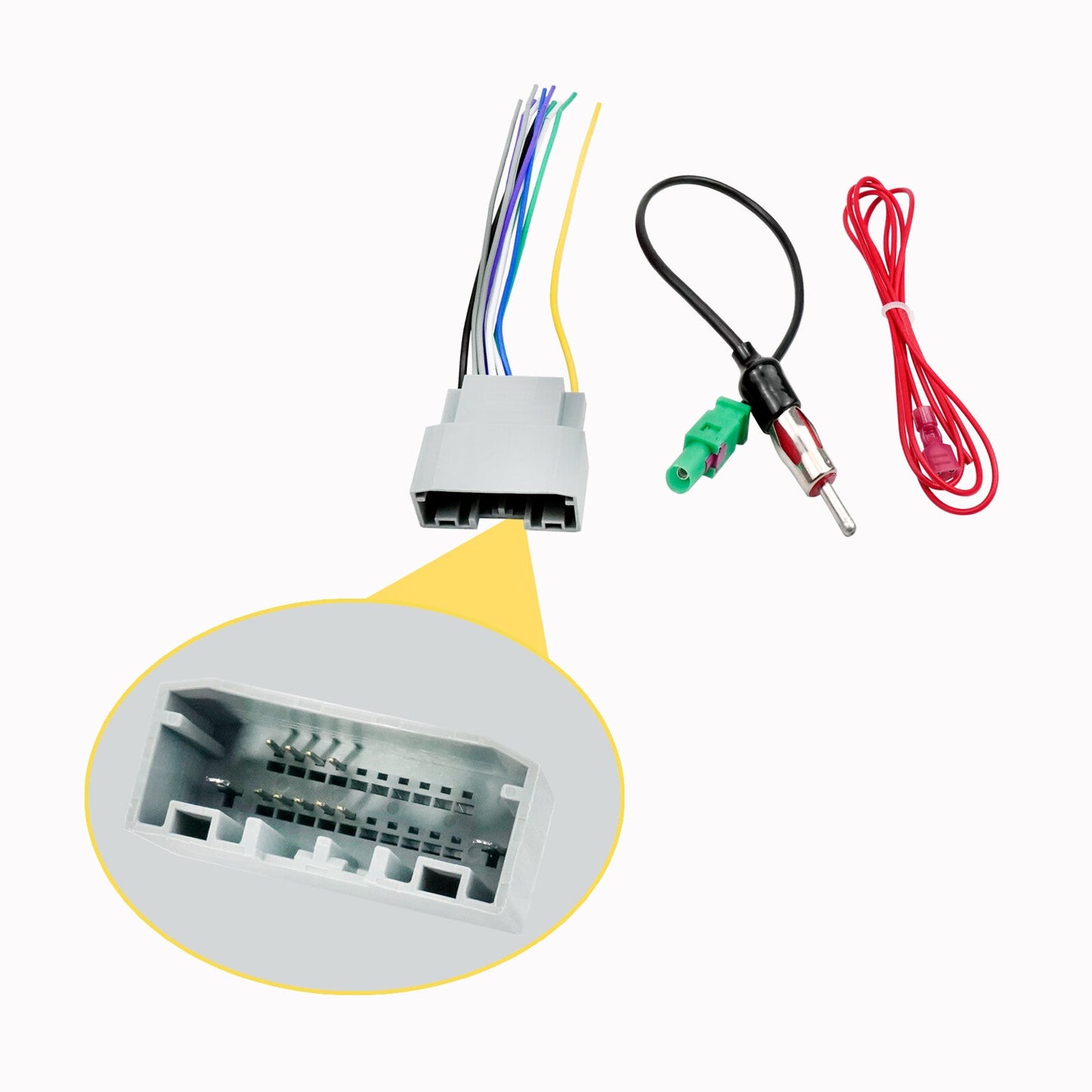 For 2006-16 Dodge Car Radio Stereo Wiring Harness with Antenna Adapter Connector