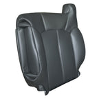 For 1999 2000 2001 2002 Chevy Silverado & GMC Sierra Leather Seat Cover Black