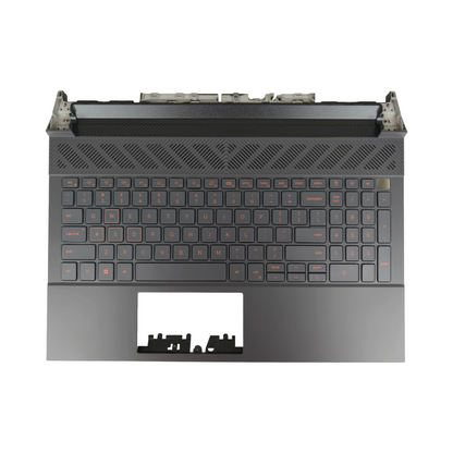 New 00144H Palmrest Case Keyboard Red Backlit For Dell G15 5530 5531 5535 2023