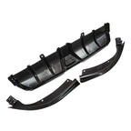For 2016-21 Civic Sedan  Gloss Black DIffuser Kit W/ LED Light