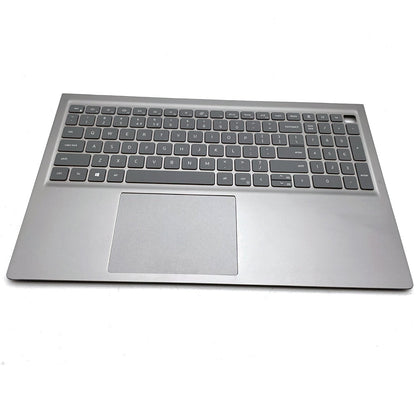 For Dell Inspiron 15Pro 5510 5515 Palmrest Backlit Keyboard Touchpad 06P0TG Gray