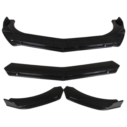 For Chrysler 300 2006-2019 Front Bumper Lip Splitter Spoiler Chin Kit Gloss Blk