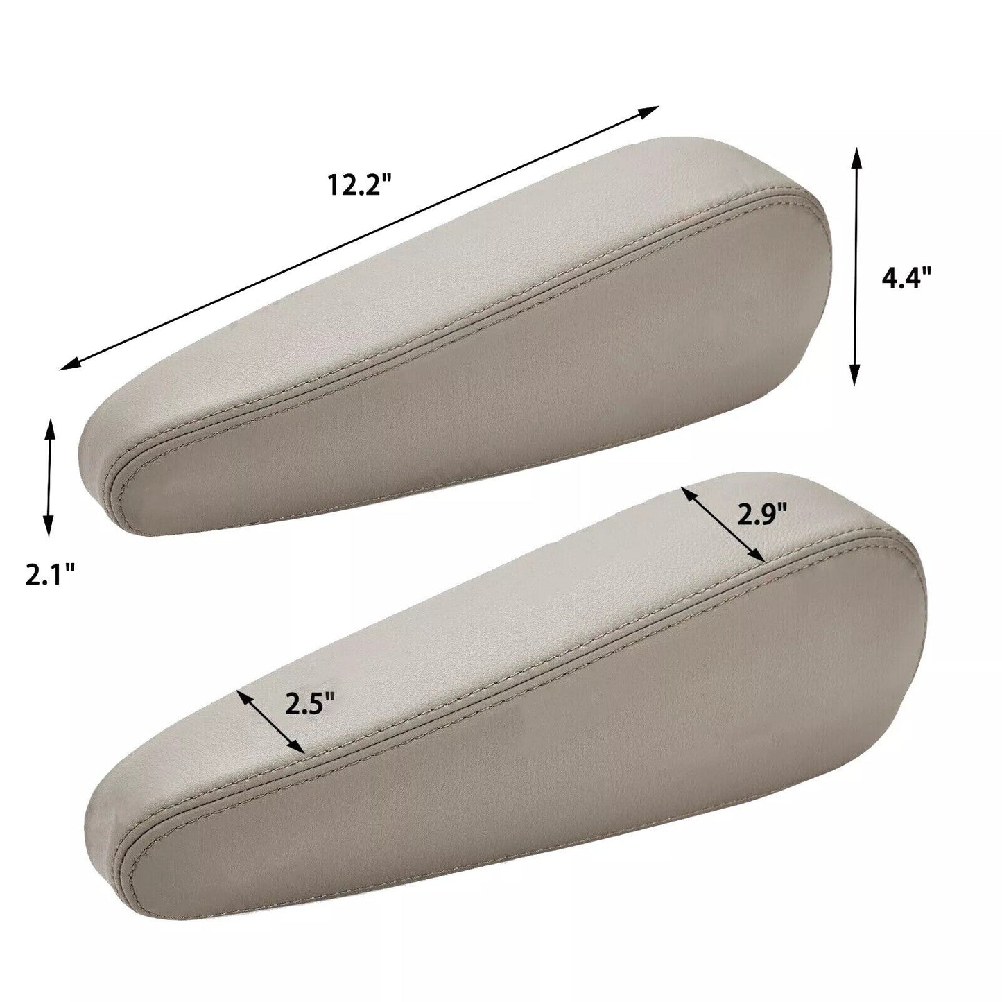 2pcs For 2003-2009 Lexus GX470  Beige Leather Seat Armrest Replacement Cover