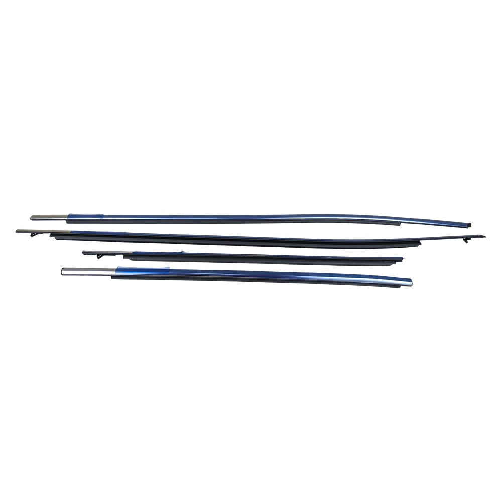 4PCS Door Belt Molding Chrome Trim Left+Right For 2018-2021 Toyota Camry US