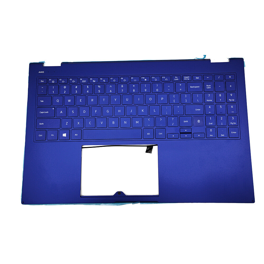 New For Samsung Galaxy Book Flex NP950QCG Palmrest Backlit Keyboard BA97-10860A