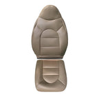 For 1999 2000 Ford F250 F350 Front Driver Side Top & Bottom Leather Seat Covers