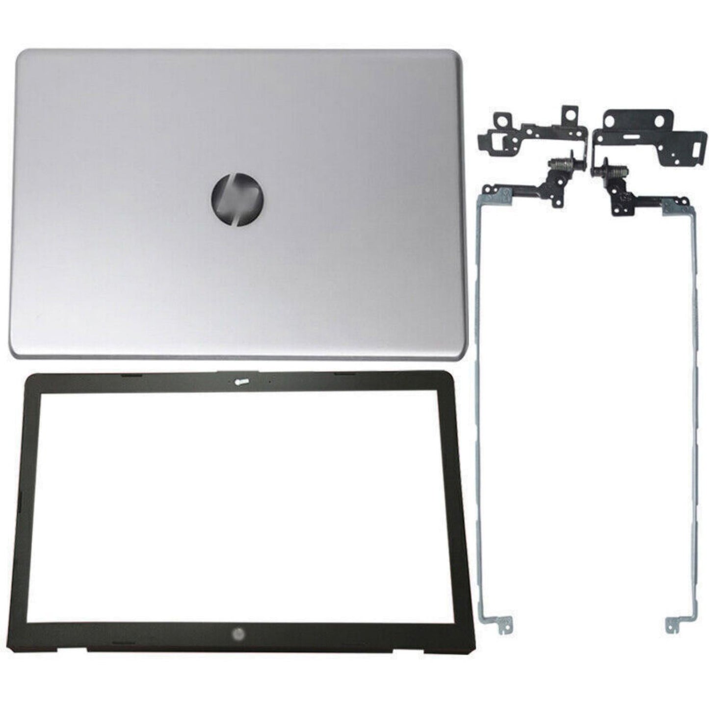 926482 001 Top LCD Back Cover Bezel Hinges Silver for HP 17 BS 17 AK 17AY