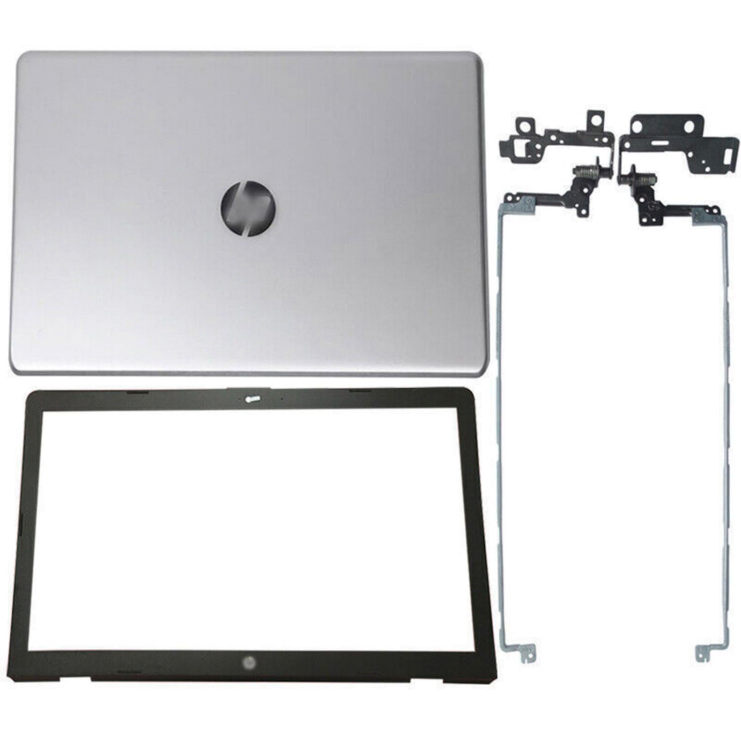 926482 001 Top LCD Back Cover Bezel Hinges Silver for HP 17 BS 17 AK 17AY