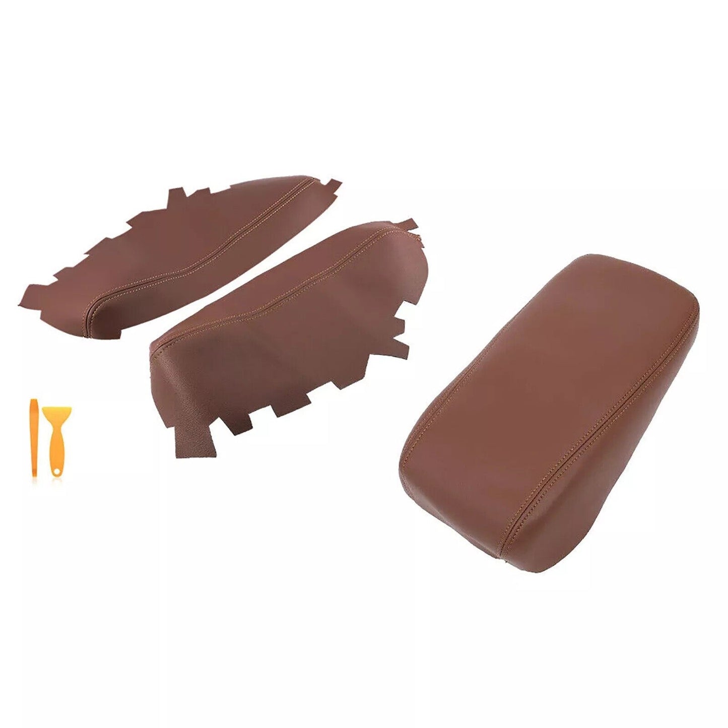 For Toyota Avalon 2013 2014-2018 Console Lid Armrest & Door Panel Cover Brown