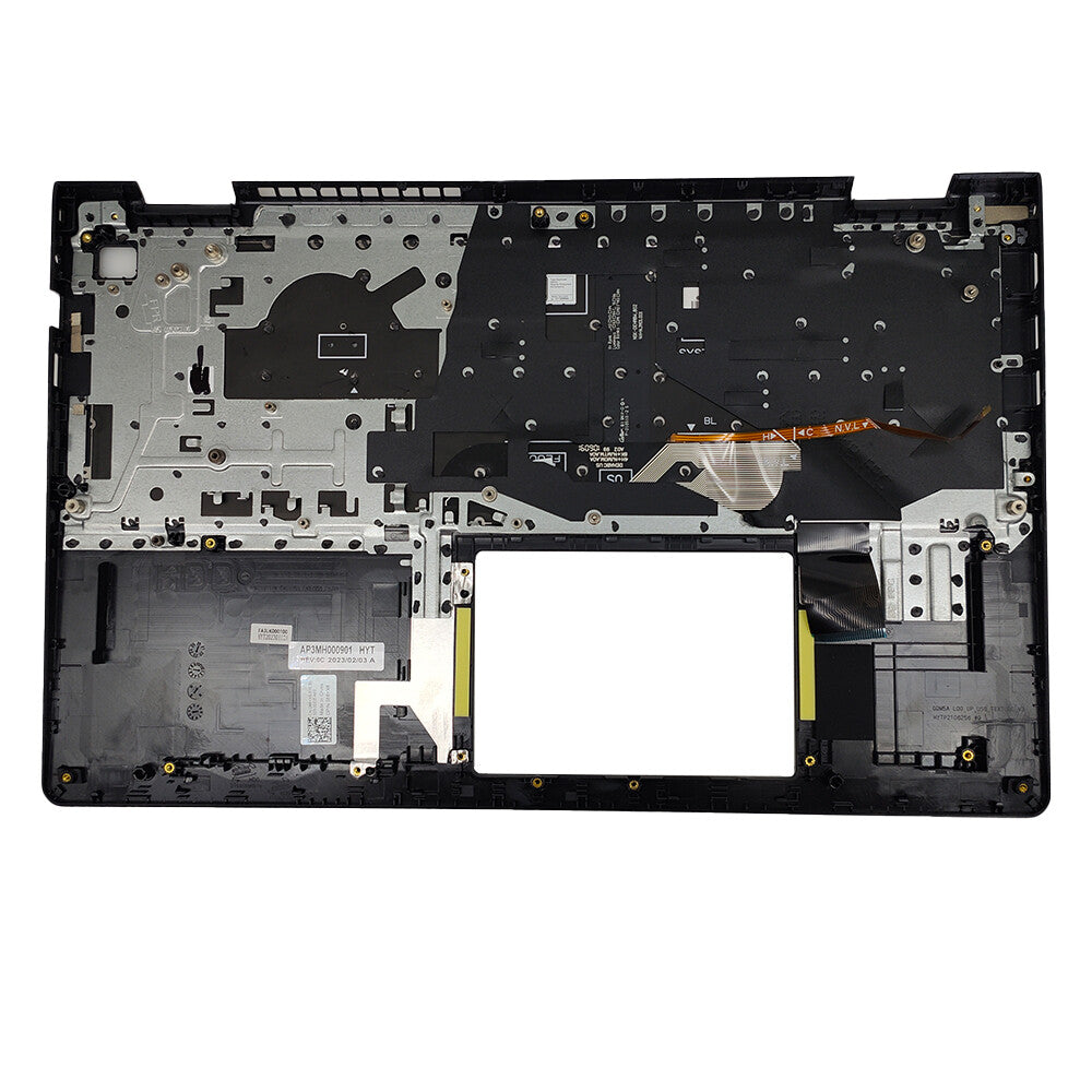 Palmrest Backlit Keyboard For Dell Vostro 3510 3515 3520 3525 088YX6 N184 Black