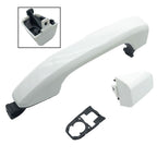 Rear Left Right Olympic White Door Handle for Chevrolet Silverado 2014 2019