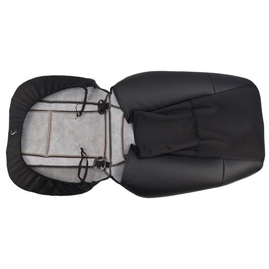 For 2010 -2014 Ford F150 Raptor SVT Black & Red Syn. Leather Seat Cover