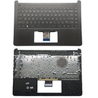 Palmrest For HP 14-DQ1043CL 14-FQ 14-DQ Keyboard Non-Backlit Black M03796-001 US
