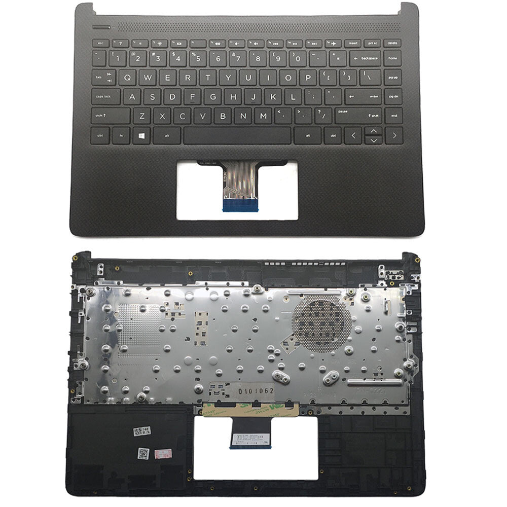 Palmrest For HP 14-DQ1043CL 14-FQ 14-DQ Keyboard Non-Backlit Black M03796-001 US