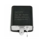 Adjustable LED Flasher Relay Turn Signal Blinker Light Motorcycle 12V 2 Pack
