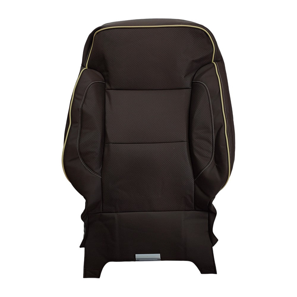 For 2015 2016-2019 Chevy Silverado High Country Driver Top Leather Seat Cover