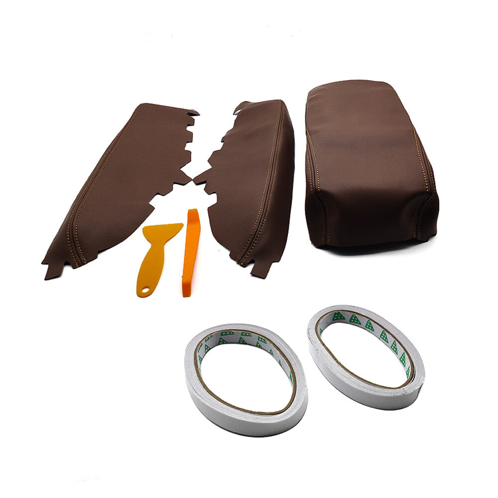 For Toyota Avalon 2013 2014-2018 Console Lid Armrest & Door Panel Cover Brown