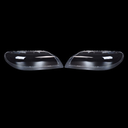 2Pcs Left & Right Side Headlight Lens Covers Replacement For Volvo S80 2007-2016