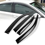 Window Visor Sun Rain Deflector Guard For 2003-2007 Honda Accord 4-Door Sedan