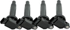 Ignition Coil Pack & Spark Plugs UF333 for 2.4L 02-10 Toyota Camry 01-08 Rav4