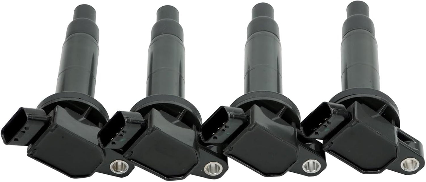 Ignition Coil Pack & Spark Plugs UF333 for 2.4L 02-10 Toyota Camry 01-08 Rav4