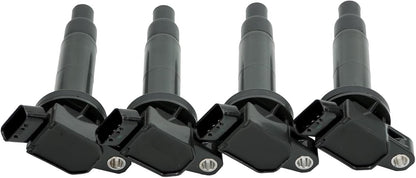 Ignition Coil Pack & Spark Plugs UF333 for 2.4L 02-10 Toyota Camry 01-08 Rav4