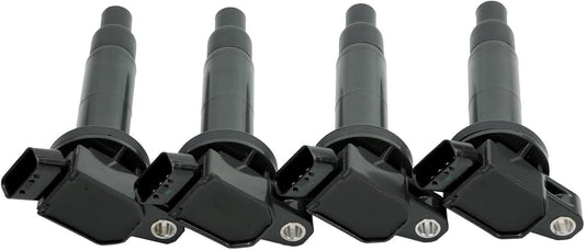 Ignition Coil Pack & Spark Plugs UF333 for 2.4L 02-10 Toyota Camry 01-08 Rav4