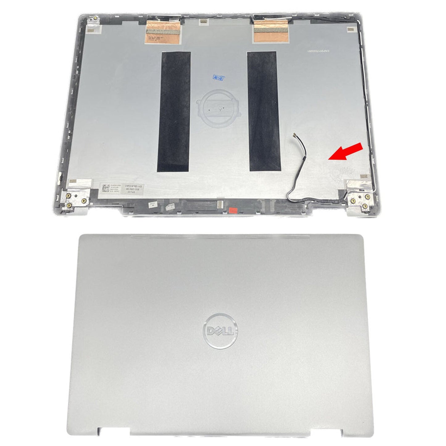 0GCPWV Silver Back Cover Top Rear Lid for Dell Inspiron 15MF 7000 7569 7579