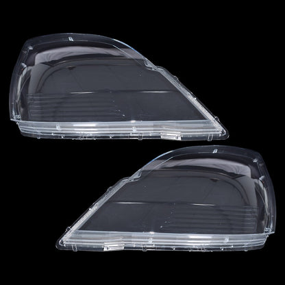 Driver + Passenger Pair Headlamp Headlight Lens Covers For Lexus GX470 2003-2009