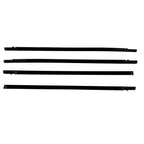 4PCS Weatherstrip Window Moulding Trim Seal Belt For Honda Civic Sedan 2016-2021