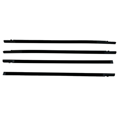 4PCS Weatherstrip Window Moulding Trim Seal Belt For Honda Civic Sedan 2016-2021