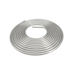 Performance 3/8" Diameter 25' Coiled Tubing Fuel Line Aluminum Silver New