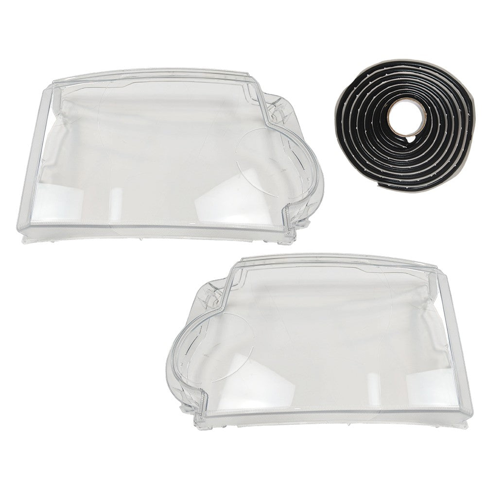 Headlight Lens Cover Clear For Land Rover Discovery 3 LR3 2005-2009 With Glue
