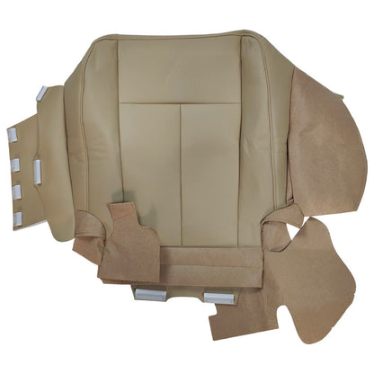 Driver Side Bottom Leather Seat Cover Tan For 2007 2008 - 2014 Ford Expedition