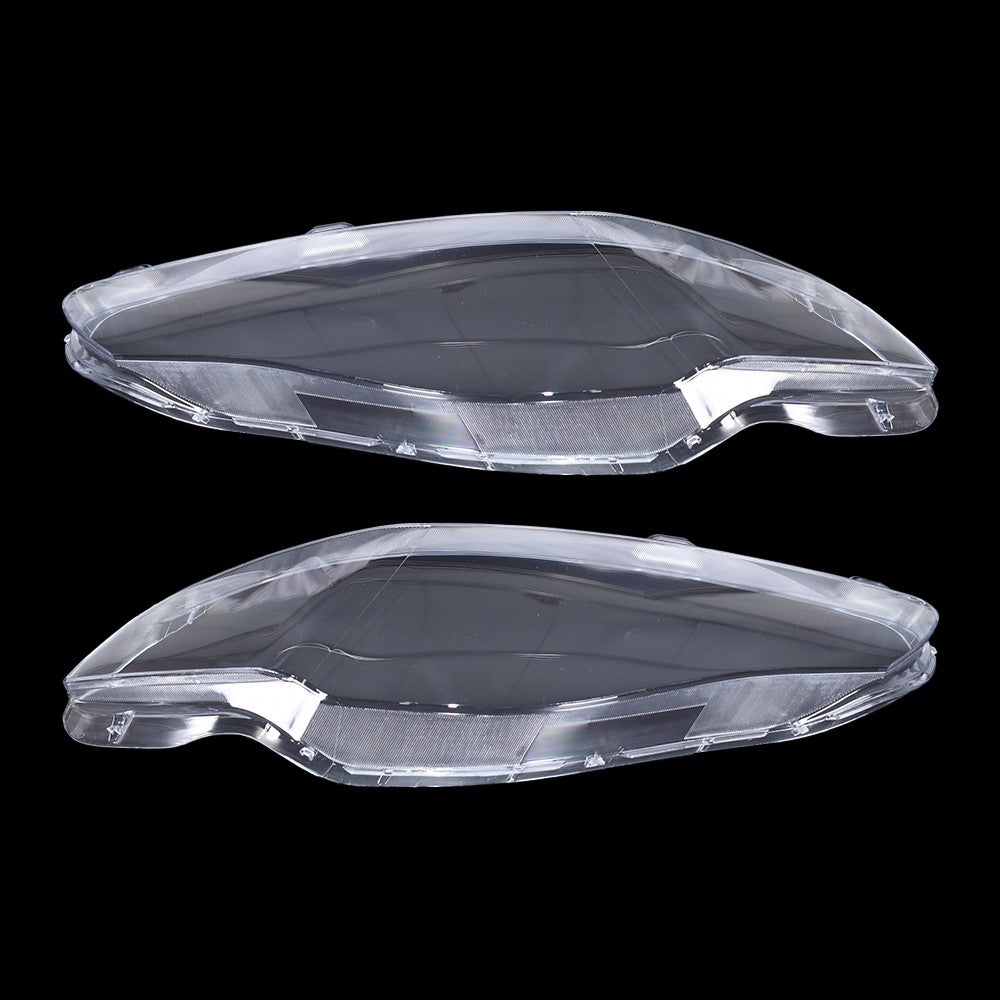 Pair Front Headlamp Headlight Lens Cover Shell Clear For Jaguar XJ XJL 2010-2019