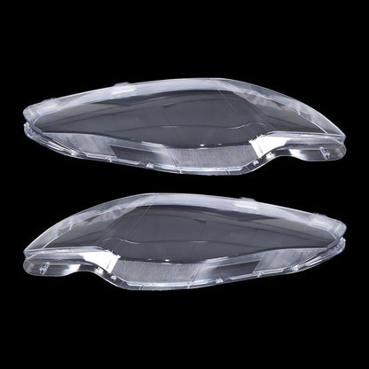 Pair Front Headlamp Headlight Lens Cover Shell Clear For Jaguar XJ XJL 2010-2019