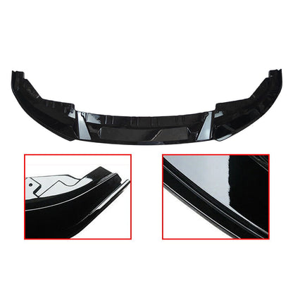 FOR 21-25 BMW G26 M440i i4 M50 GRAN COUPE 3D STYLE GLOSS BLACK FRONT BUMPER LIP