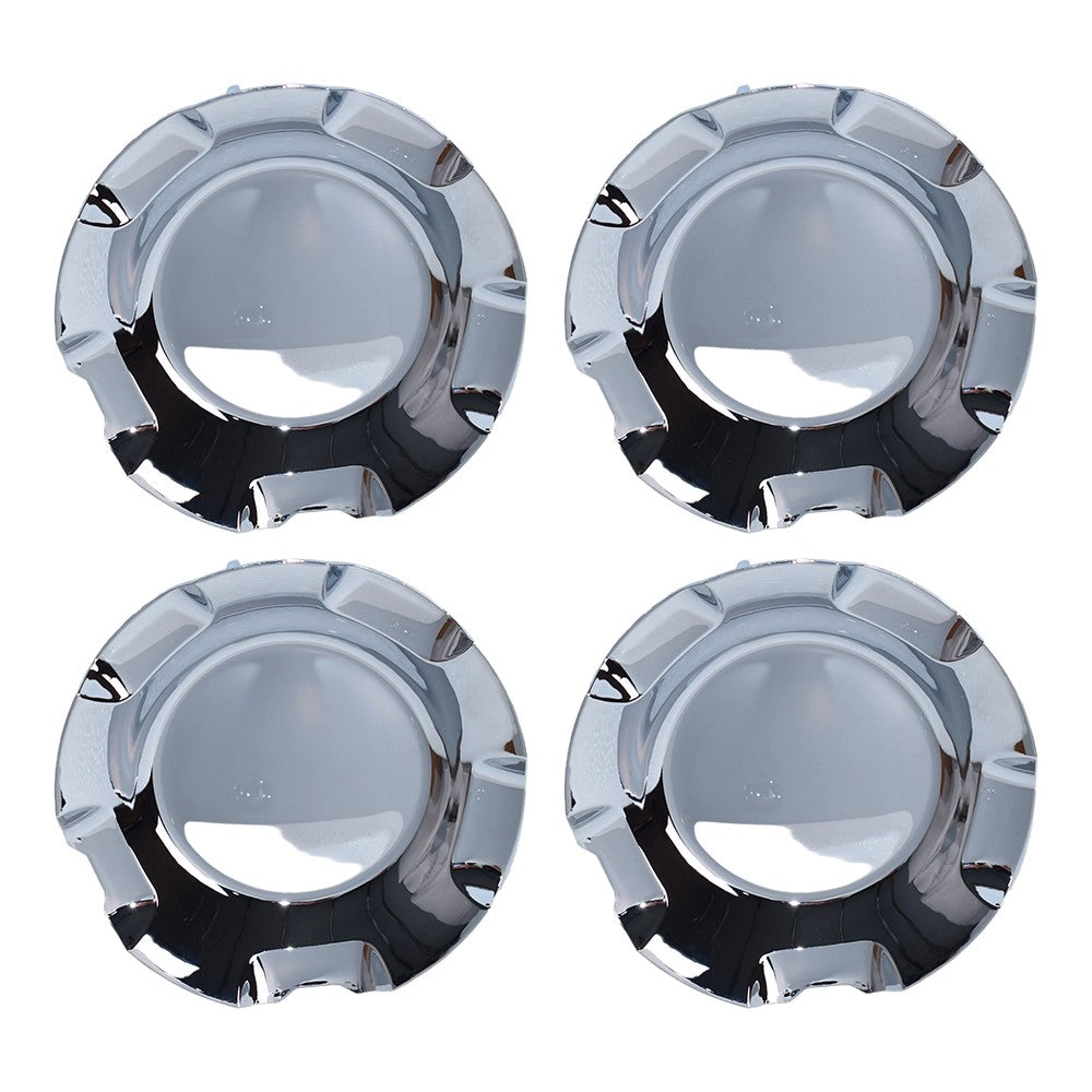 New Chrome ABS Center Caps 4PCS for Chevy Suburban 2007-2014 for 7.2" Diameter