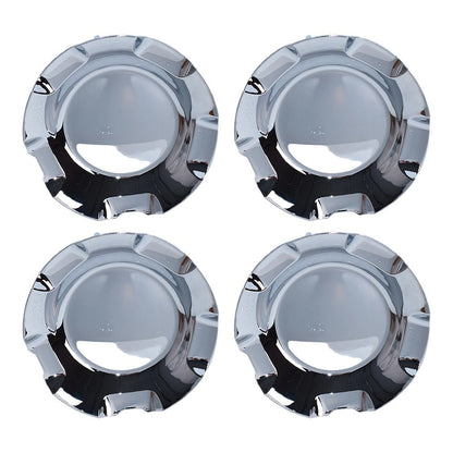 New Chrome ABS Center Caps 4PCS for Chevy Suburban 2007-2014 for 7.2" Diameter